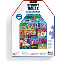 Mudpuppy Strašidelný dom - puzzle v tvare domu 100 dielikov