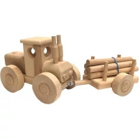 Ceeda Cavity Veľký traktor s kladmi prírodný