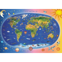 Dino Puzzle Detská mapa 300 XL dielikov