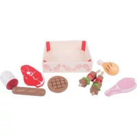 Bigjigs Toys Drevené údeniny v krabičke