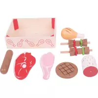 Bigjigs Toys Drevené údeniny v krabičke
