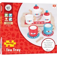 Bigjigs Toys Čajový servis s bodkami