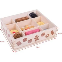 Bigjigs Toys Box s drevenými sušienkami