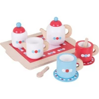 Bigjigs Toys Čajový servis s bodkami