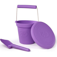 Bigjigs Toys Plážový vedierko fialový