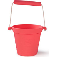Bigjigs Toys Plážový vedierko tmavo ružový