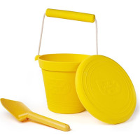 Bigjigs Toys Plážový vedierko žltý