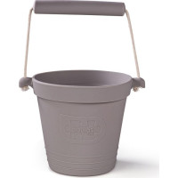 Bigjigs Toys Plážový vedierko tmavo šedý