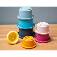 Bigjigs Toys Stohovacie poháre