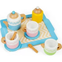 Bigjigs Toys Čajový set s podnosom