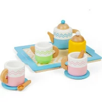 Bigjigs Toys Čajový set s podnosom