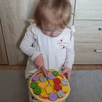 Bigjigs Toys Drevená krájacia pizza
