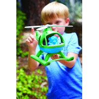 Green Toys Vrtuľník zelený