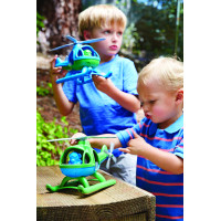 Green Toys Vrtuľník zelený