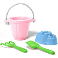 Green Toys Ružový set na piesok