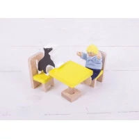 Bigjigs Toys Set rodinky do domčeka