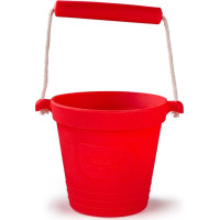 Bigjigs Toys Plážový vedierko červený