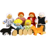 Bigjigs Toys Set rodinky do domčeka