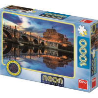 Dino Puzzle neónové Anjelský hrad 1000 dielikov