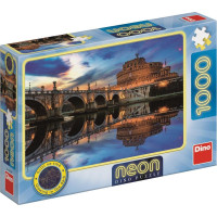Dino Puzzle neónové Anjelský hrad 1000 dielikov