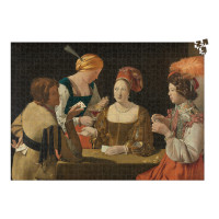 Vilac Puzzle Falošný hráč kariet 1000 dielikov