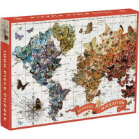Galison Puzzle Migrácia zlatého motýľa Wendy 1000 dielikov