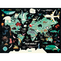 Mudpuppy Puzzle Váš svet 1000 dielikov