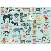 Galison Puzzle Hot dogs AZ 1000 dielikov
