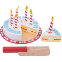 Bigjigs Toys Krájacia narodeninovú tortu