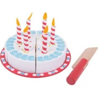 Bigjigs Toys Krájacia narodeninovú tortu