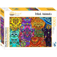 Brain Tree Puzzle Kmeňové zvieratá 1000 dielikov