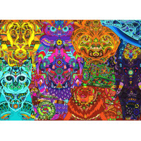 Brain Tree Puzzle Kmeňové zvieratá 1000 dielikov