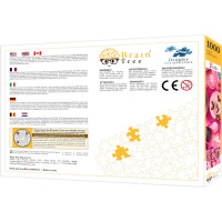 Brain Tree Puzzle Ružovo prestreté 1000 dielikov