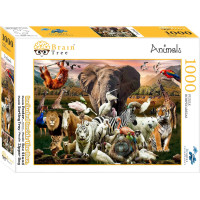 Brain Tree Puzzle Zvieratá 1000 dielikov