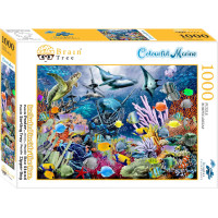 Brain Tree Puzzle Pestré more 1000 dielikov
