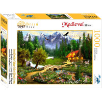 Brain Tree Puzzle Horský zrub 1000 dielikov
