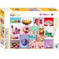 Brain Tree Puzzle Tortičky Cupcakes 1000 dielikov