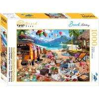 Brain Tree Puzzle Dovolenka na pláži 1000 dielikov