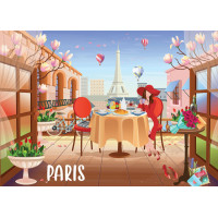 Brain Tree Puzzle Láska z Paríža 1000 dielikov
