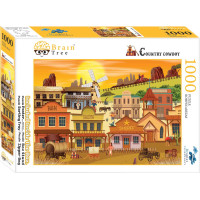 Brain Tree Puzzle Westernové mestečko 1000 dielikov