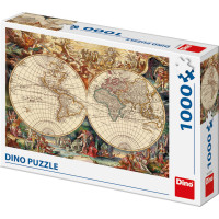 Dino Puzzle Historická mapa 1000 dielikov