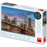 Dino Puzzle New York neón 1000 dielikov