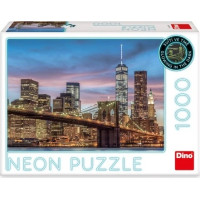 Dino Puzzle New York neón 1000 dielikov