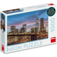 Dino Puzzle New York neón 1000 dielikov