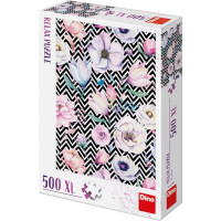 Dino Puzzle Kvety 500 XL dielikov