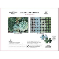 Galison Obojstranné puzzle Sukulenty 500 dielikov