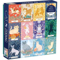 Galison Puzzle Mačacie zverokruh 500 dielikov