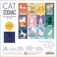 Galison Puzzle Mačacie zverokruh 500 dielikov