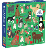 Mudpuppy Puzzle Plemená psov 500 dielikov