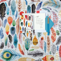 Galison Puzzle Pierka 500 dielikov